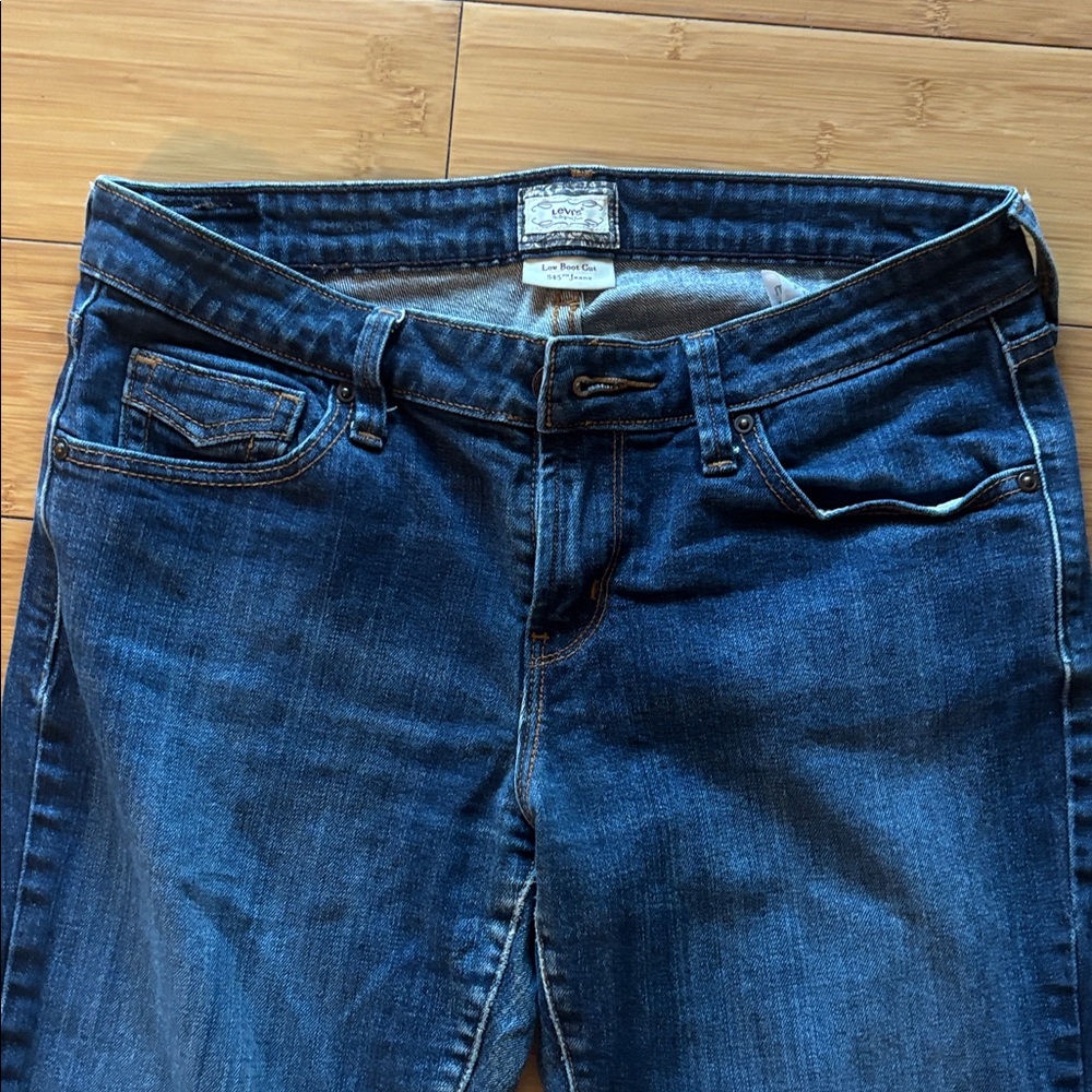 Classic Bootcut Levi Blue Women's Jeans - Picture 4 of 5